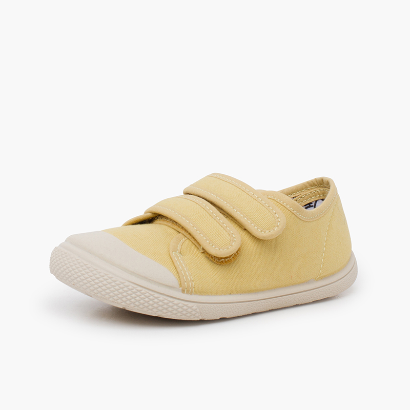 Barefoot canvas trainers rubber toe Banana