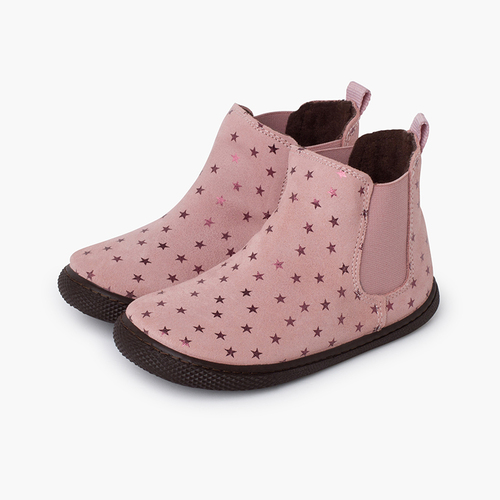 Barefoot Starry Boots with elastic Pink