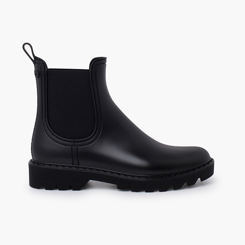 Wellies with elastics for girls and women Black