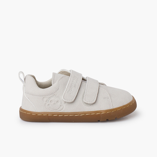 Barefoot trainers type textured leather Off-White
