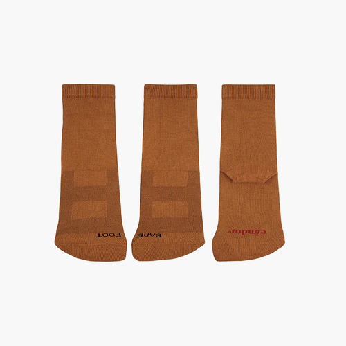 Plain barefoot socks Rust