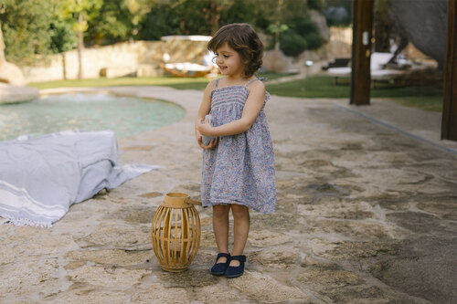 Barefoot canvas mary janes wide strap Sand