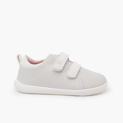 Soft trainers Garvalín shine White