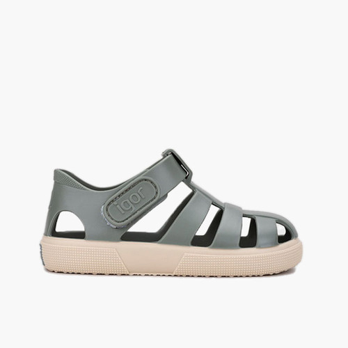 Jelly sandals sporty sole Green