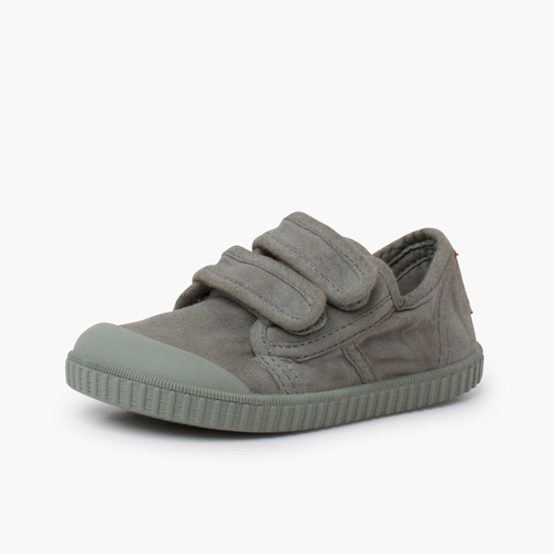 Barefoot canvas trainers matching sole verde hoja