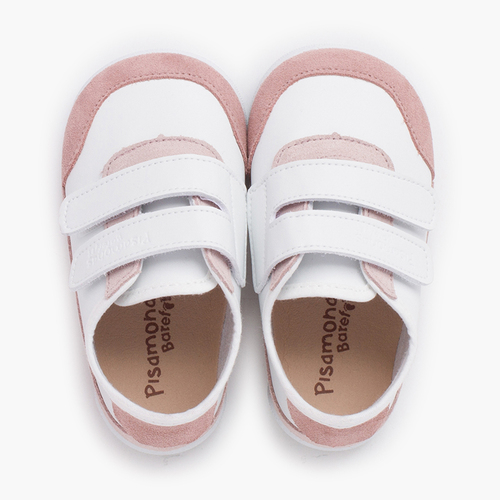 Combined barefoot trainers White and Pink