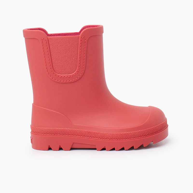 Barefoot wide Chelsea-style wellies Coral