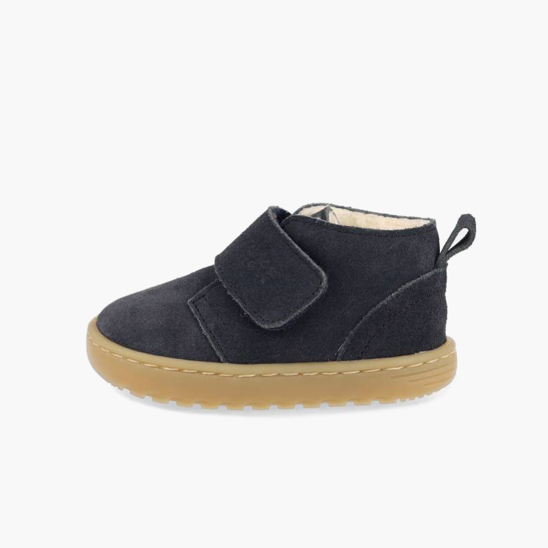 Blanditos suede boots shearling-like lining Navy Blue