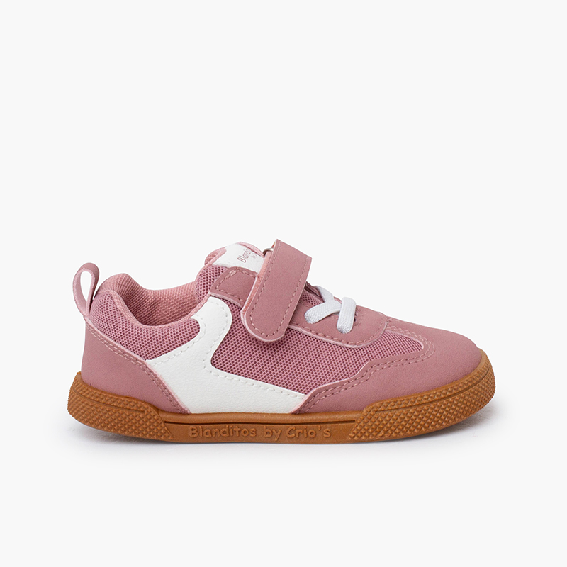 Blanditos microfibre trainers caramel sole Pink