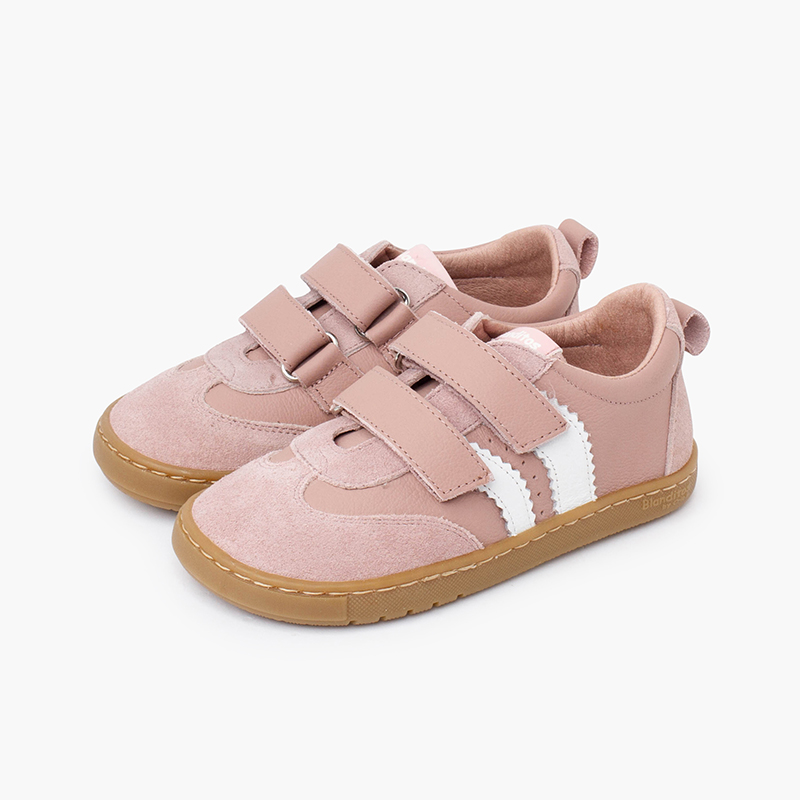 Blanditos trainers side stripes caramel sole Pink
