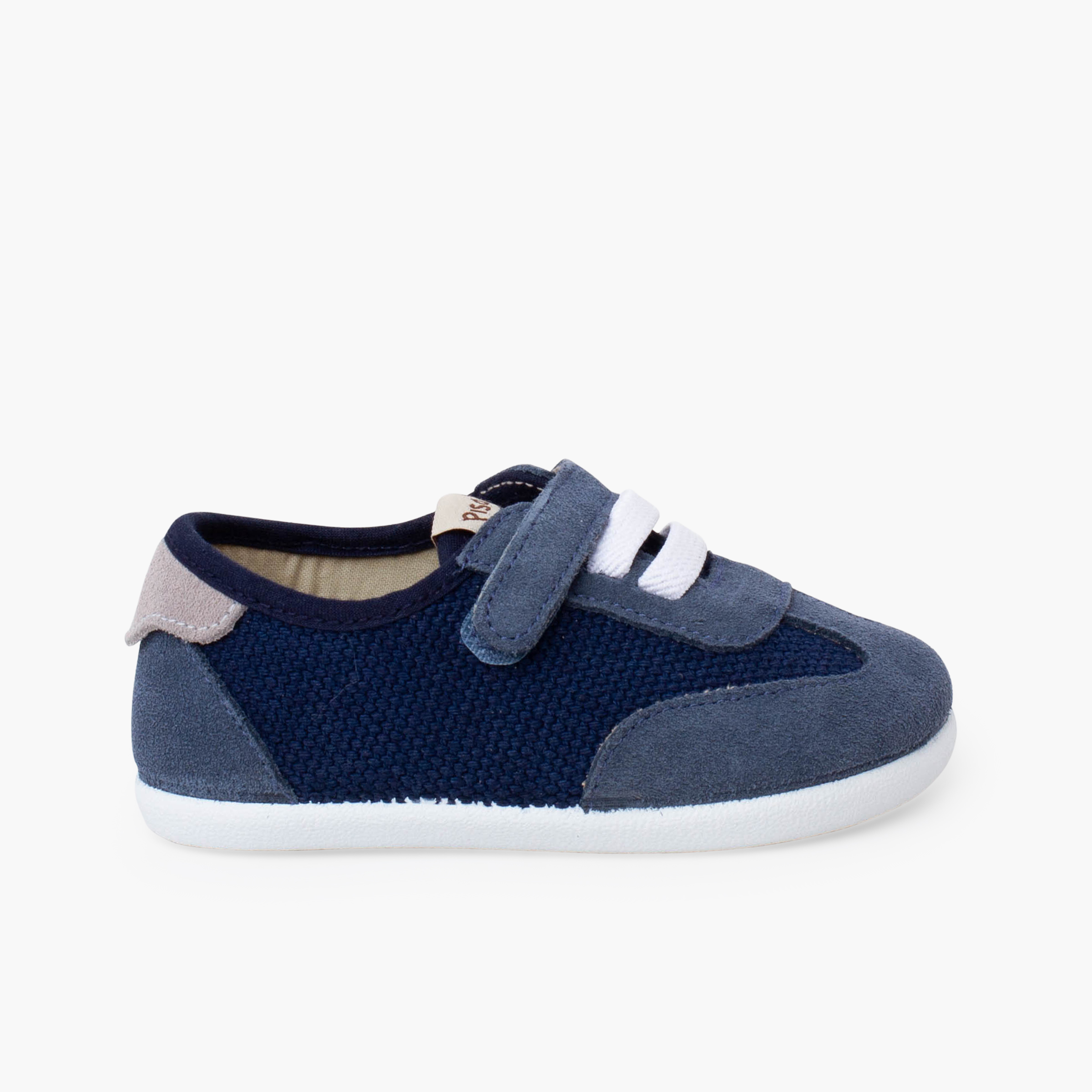 Combined barefoot trainers elastic laces Blue