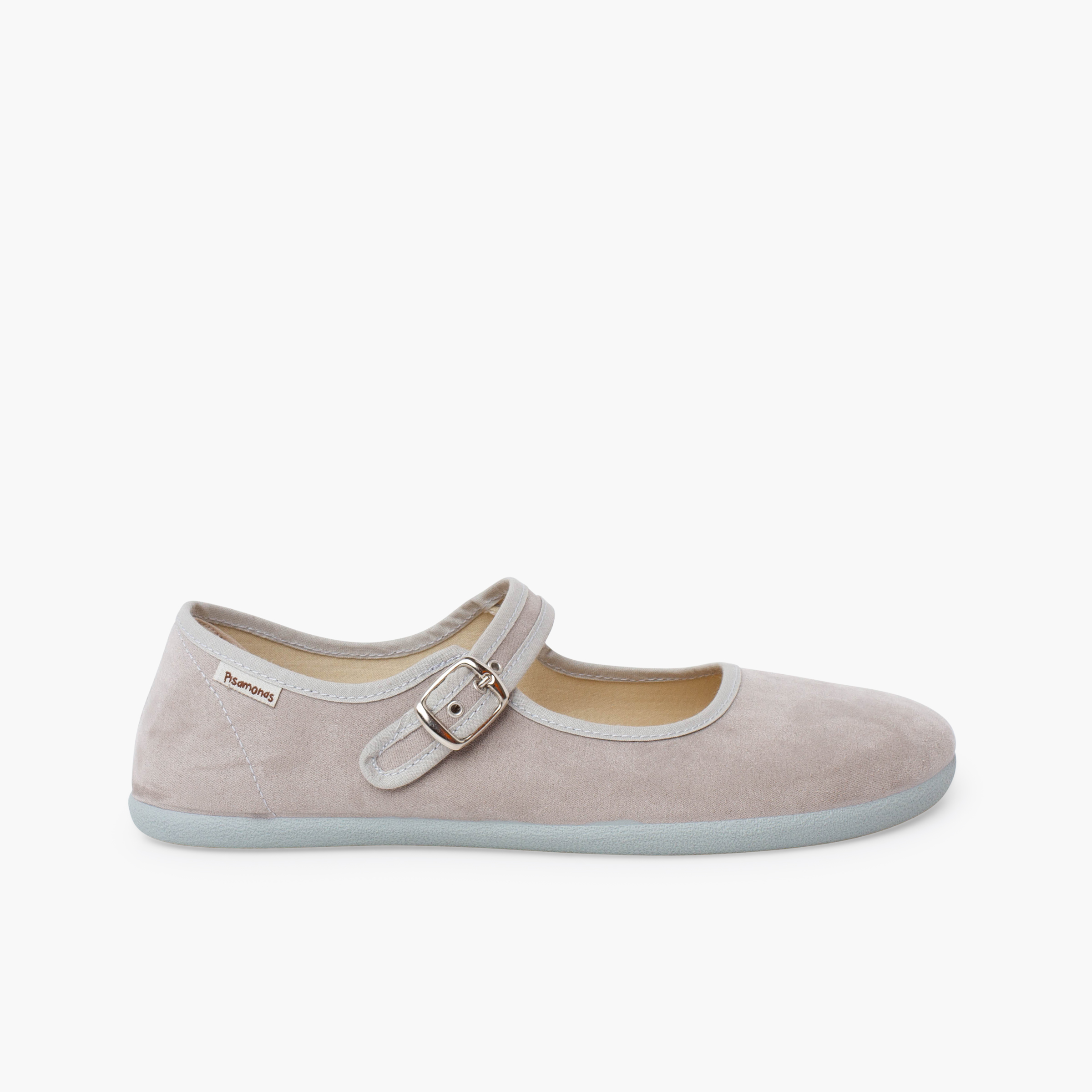 Barefoot suede-effect Mary Janes buckle women Pearl
