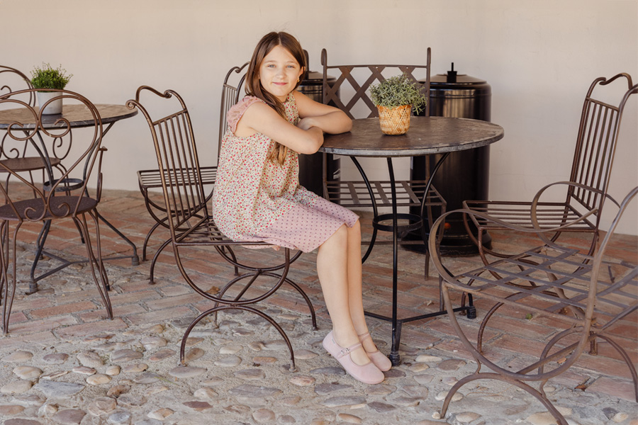 Barefoot suede-effect Mary Janes buckle women