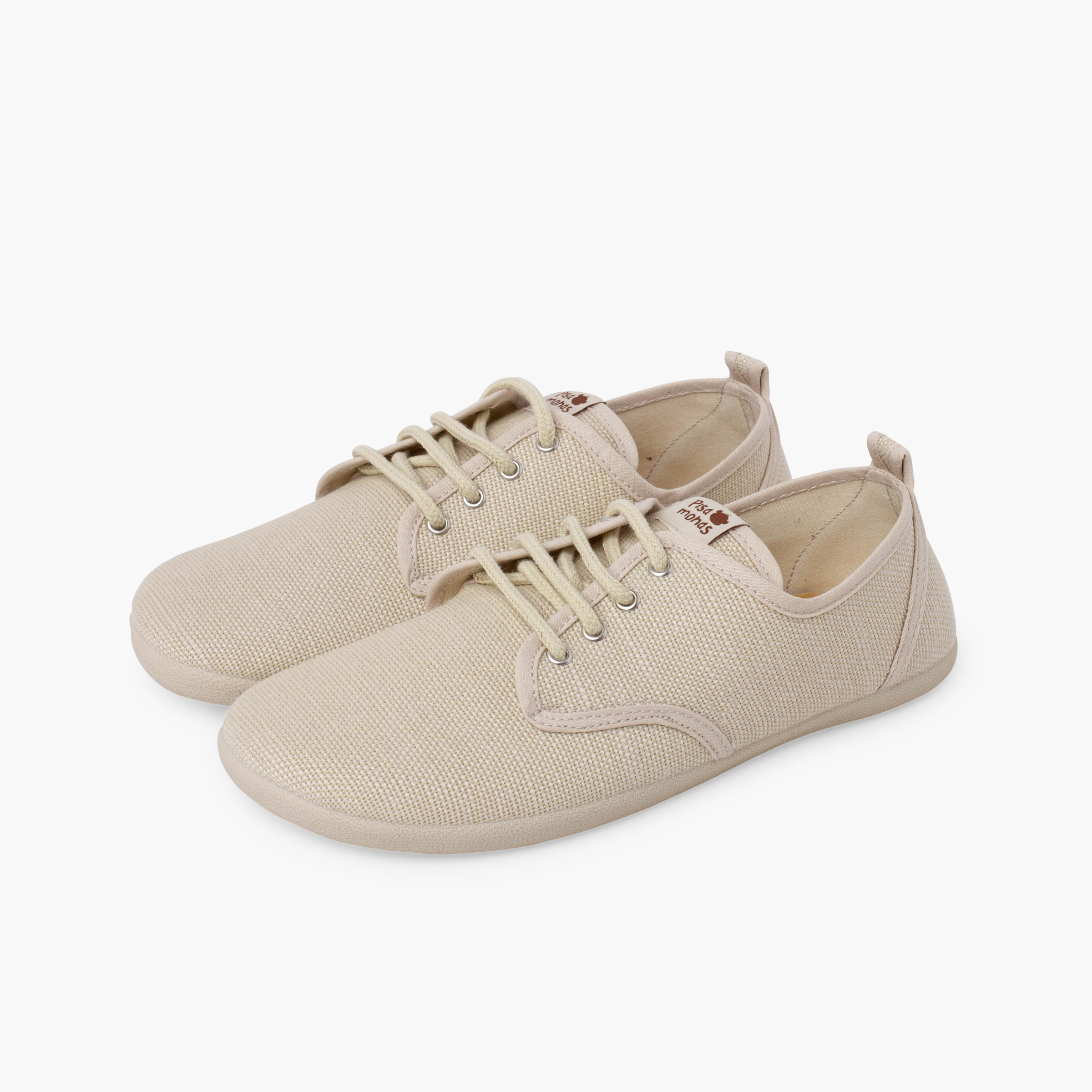 Barefoot linen bluchers laces larger sizes Off-White