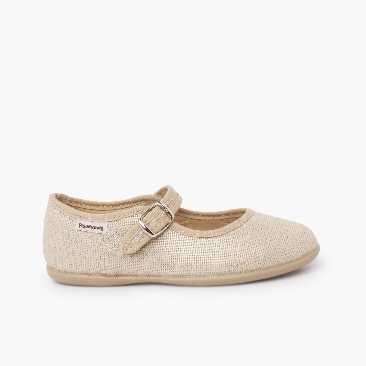 Ceremony Mary Janes shimmer buckle oro viejo