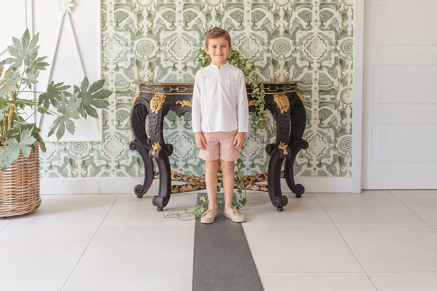 Boys’ wallaby-style boat shoes jute