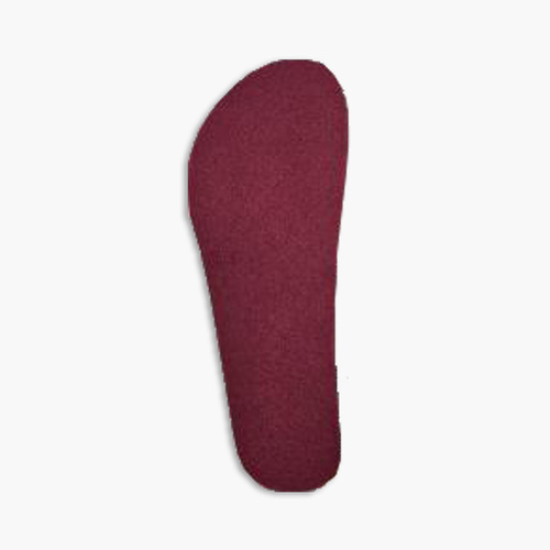 Thermal Barefoot Insoles Burgundy
