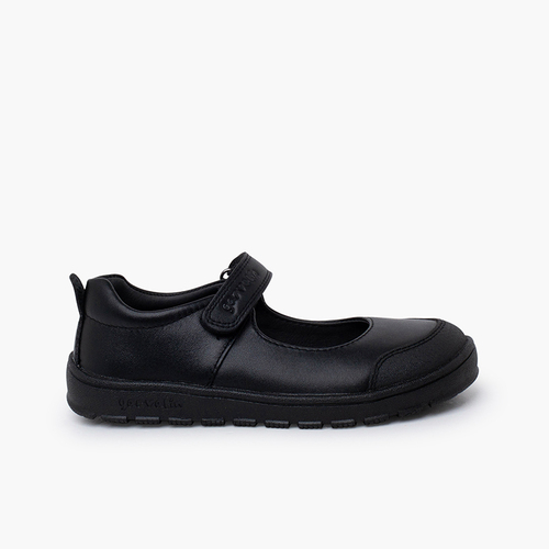 Garvalín Girls’ Barefoot School Mary Janes Black