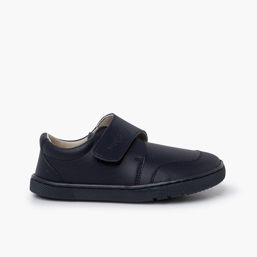 Boys’ Barefoot School shoes Reinforced Toe Navy Blue