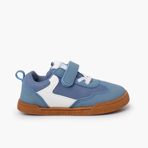 Blanditos microfibre trainers caramel sole Blue