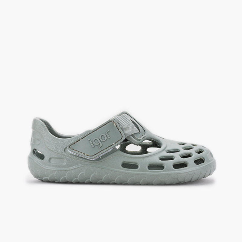 Jelly sandals clog-style barefoot Tijuca extra light Green