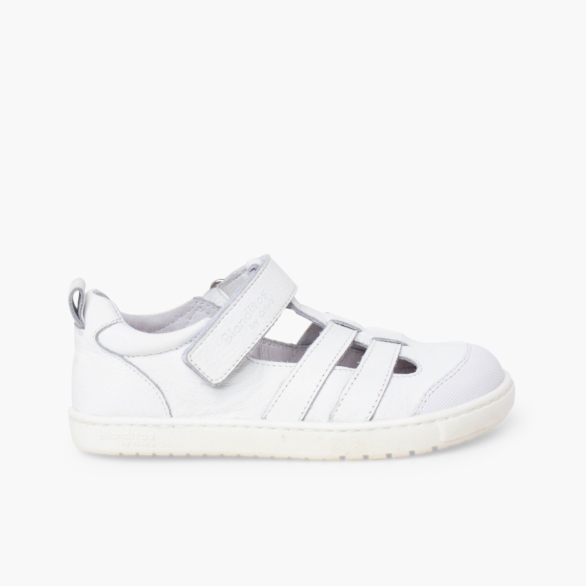 Blanditos leather sporty sandals for children White