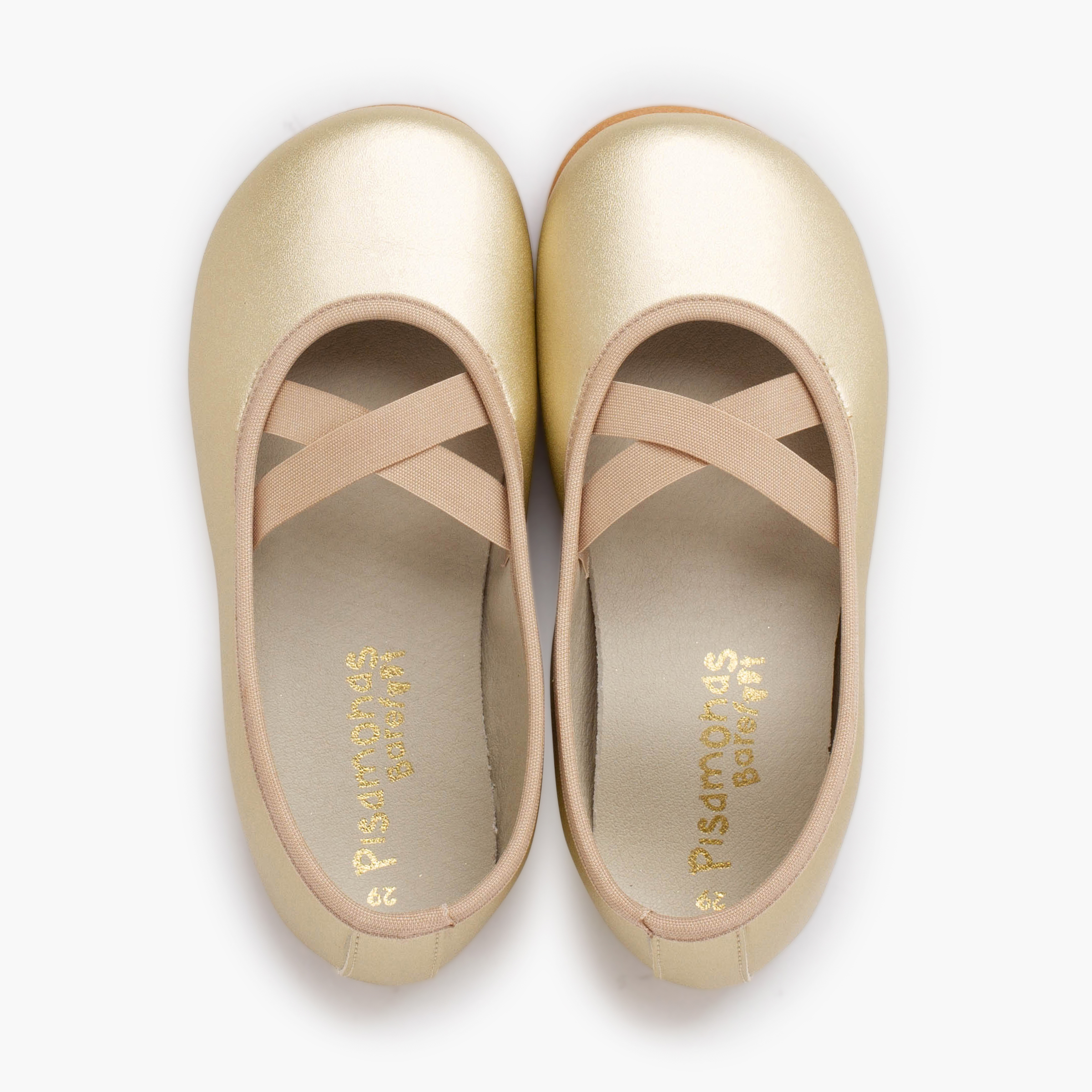 Barefoot Communion ballet flats Gold