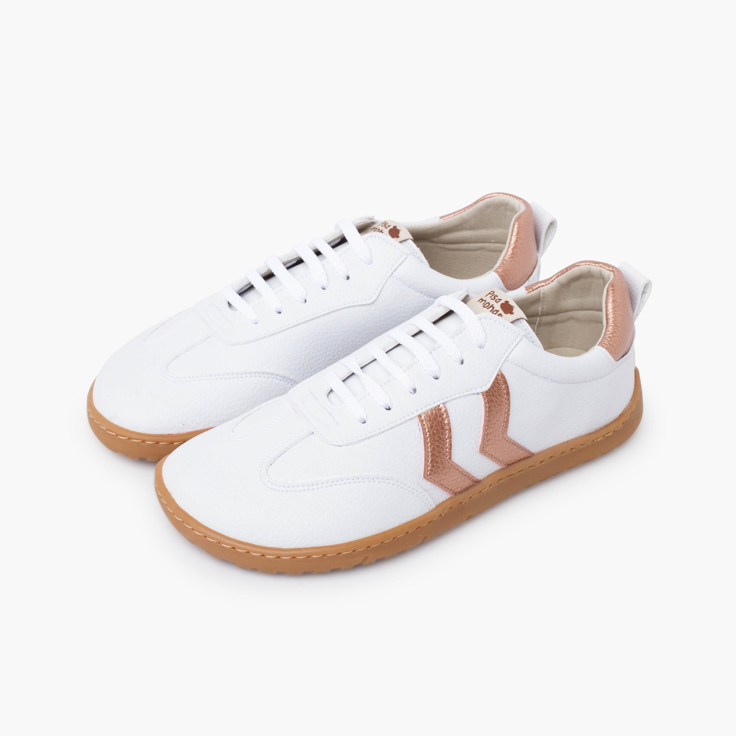 Barefoot lace-up trainers larger sizes Bronze