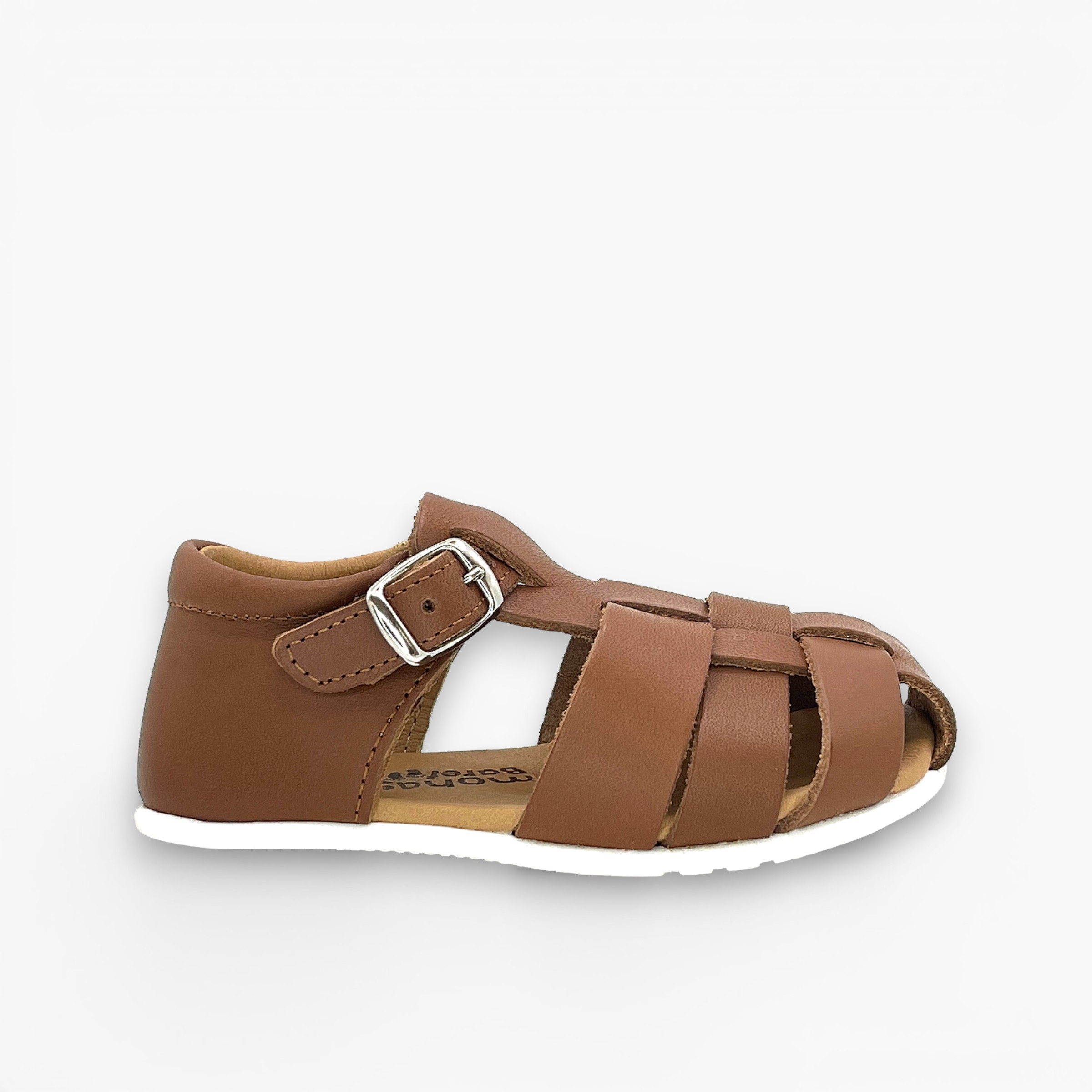 Boys’ barefoot closed leather sandals Leather