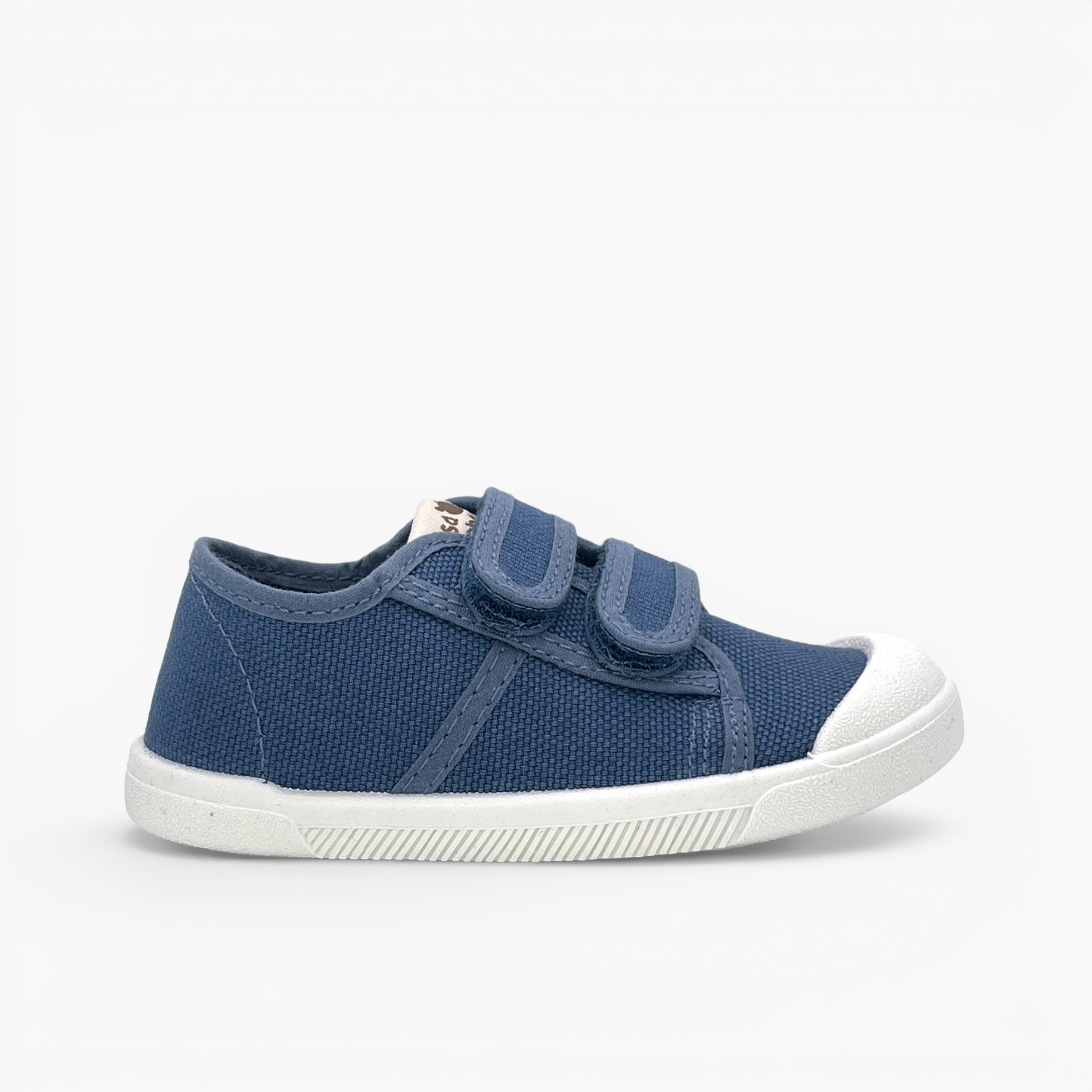 Barefoot canvas trainers hook-and-loop Blue denim