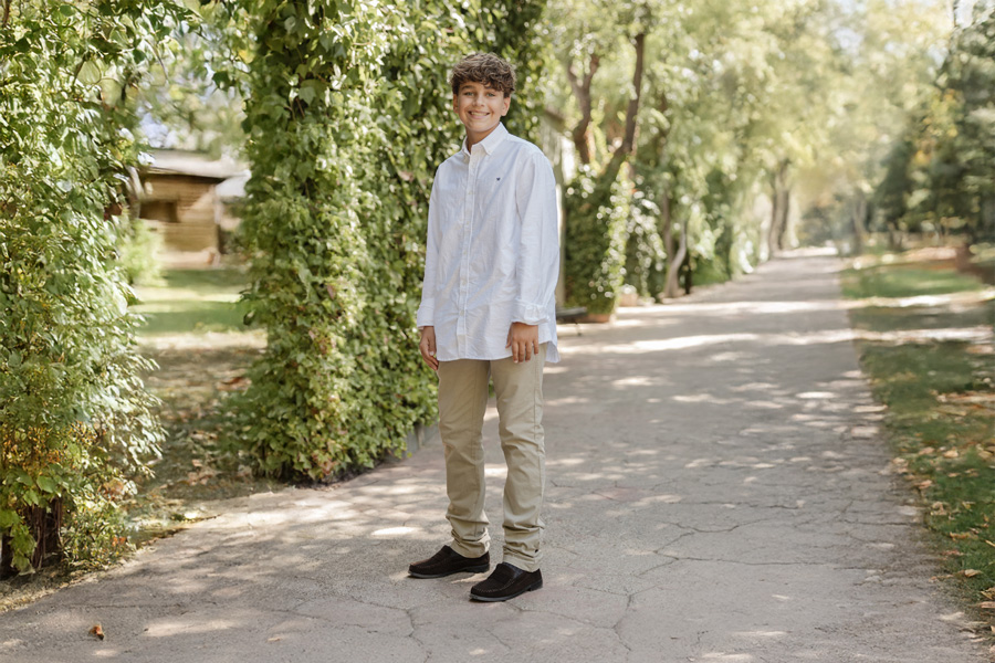 Children’s smart suede loafers