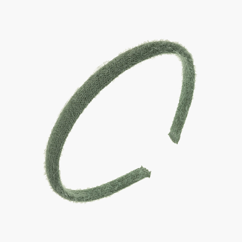 Girls fine wool headband Green