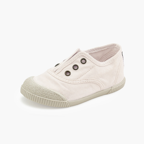 Zapatillas lona sin cordones barefoot White