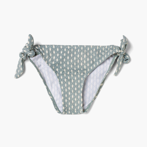 Girls lycra swimsuit culotte Geometric