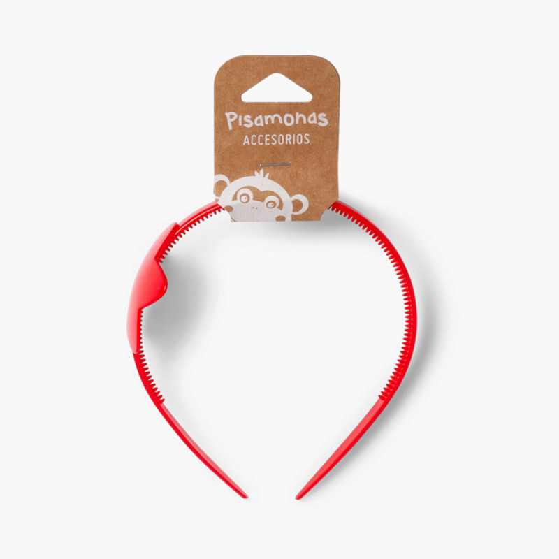 Star Headband Girls Red