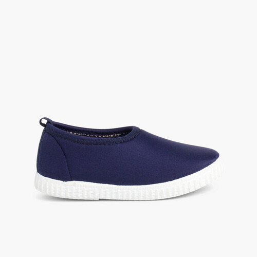 Kids Neoprene-style Water Shoes Navy Blue