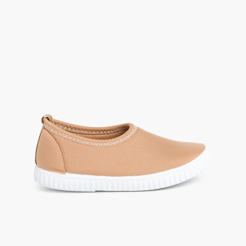 Kids Neoprene-style Water Shoes Light Brown