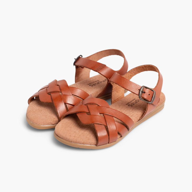 Sandals with Gel Insoles Leather