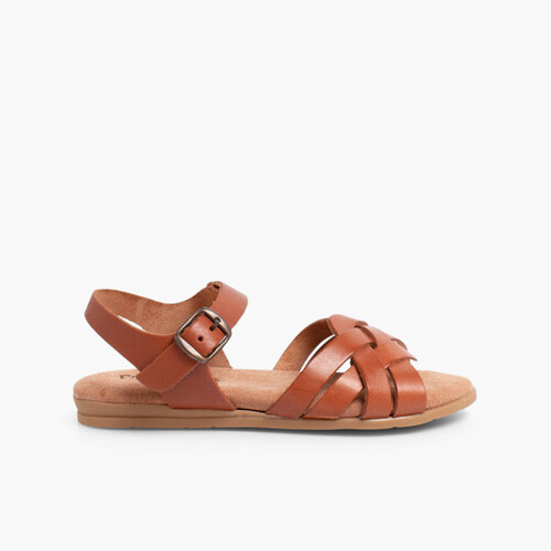 Sandals with Gel Insoles Leather