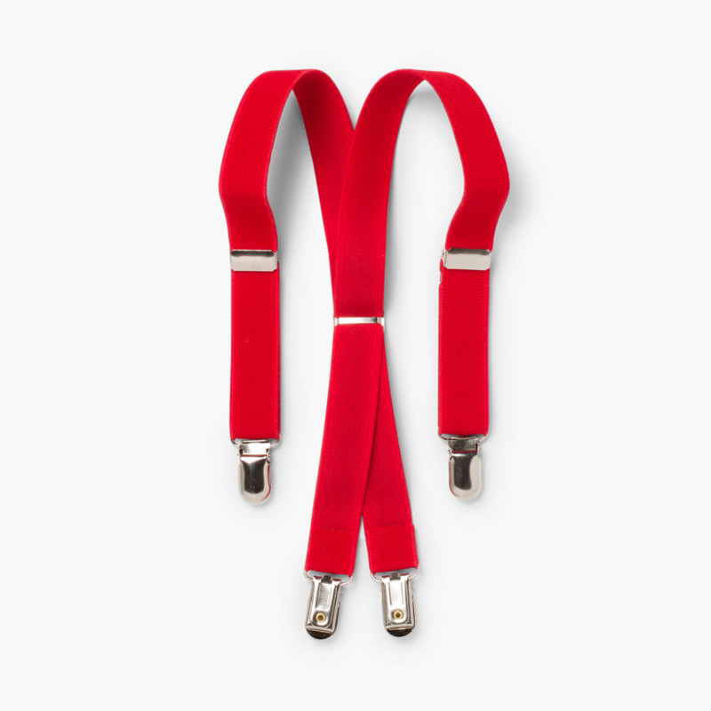 Braces for Boys Red
