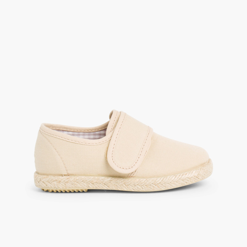 loop fasteners Blucher Shoes Espadrille Sole Sand