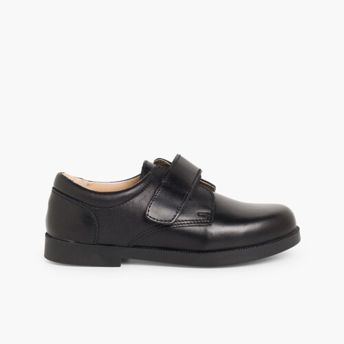 Boys Riptape School Shoes Black