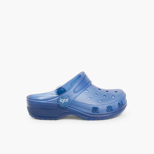 Rubber Clogs for Children Navy Blue