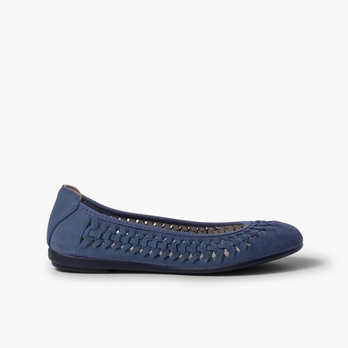 Openwork ballerina girl and woman Blue