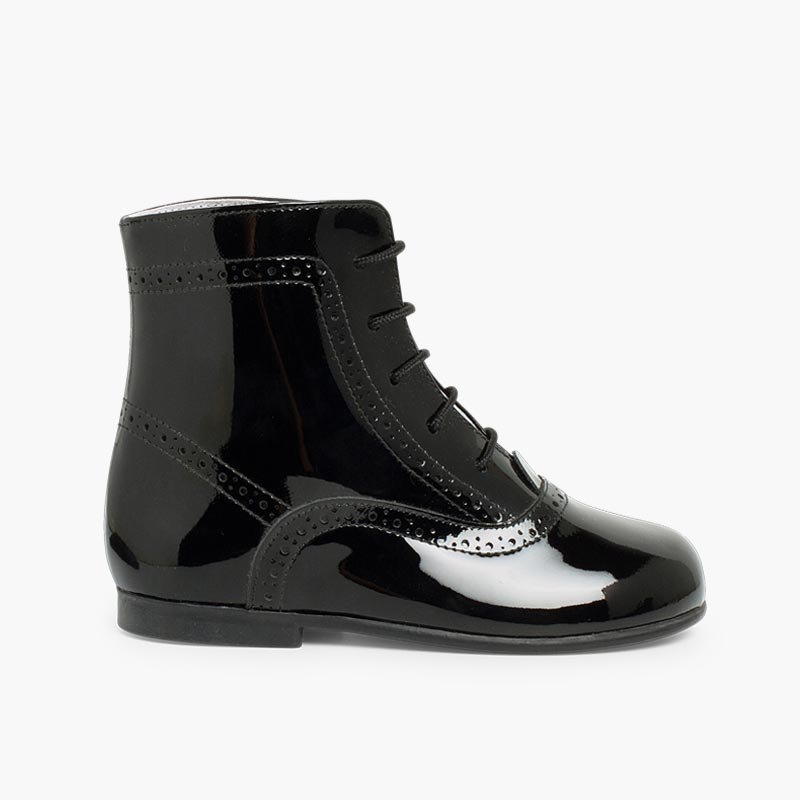 Patent Pascuala Boots Black