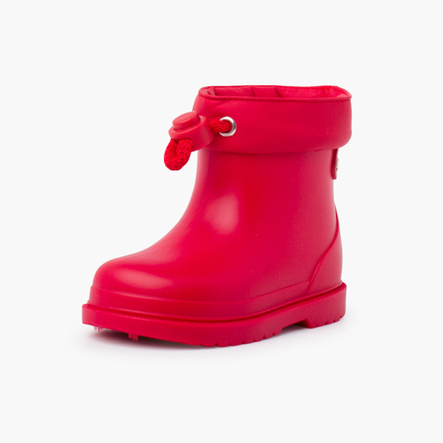 Wellington boots for children pastel colors Red