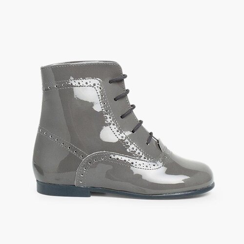 Patent Pascuala Boots Grey