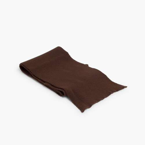CONDOR Ribbed Scarf Brown