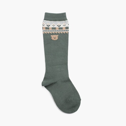  Bear high socks Lichen Green