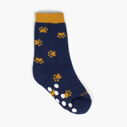 Kids' non-slip socks for around the house  Navy Blue